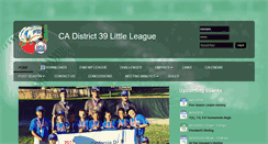 Desktop Screenshot of district39littleleague.org